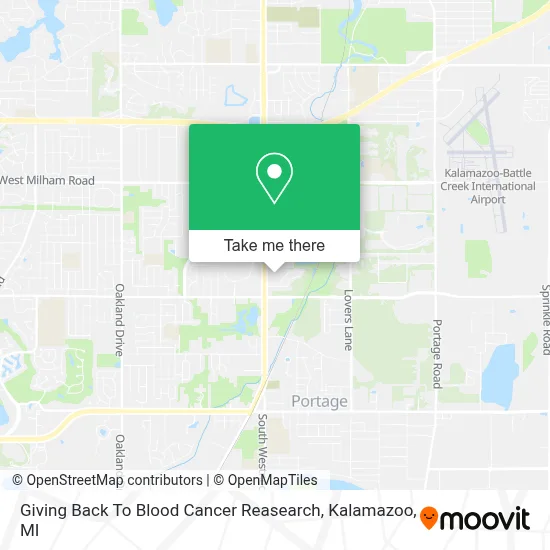 Giving Back To Blood Cancer Reasearch map