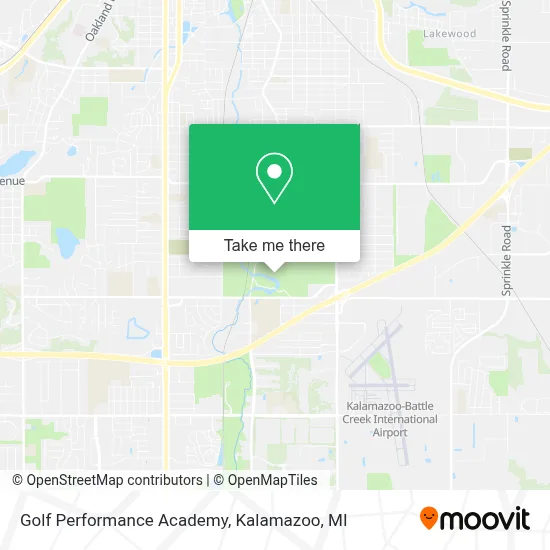 Golf Performance Academy map