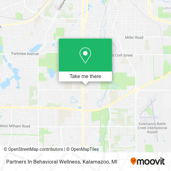 Partners In Behavioral Wellness map