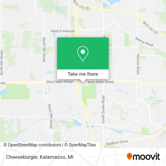 Cheeseburger map
