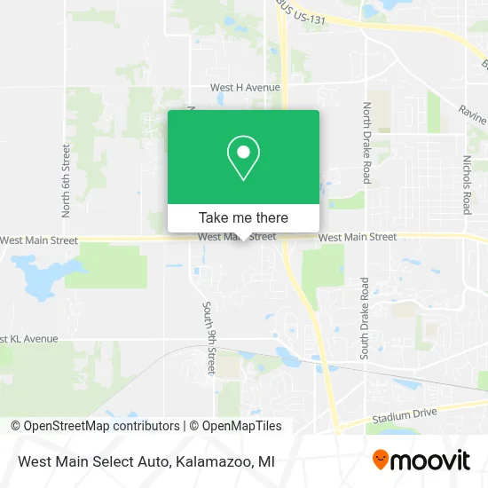 West Main Select Auto map