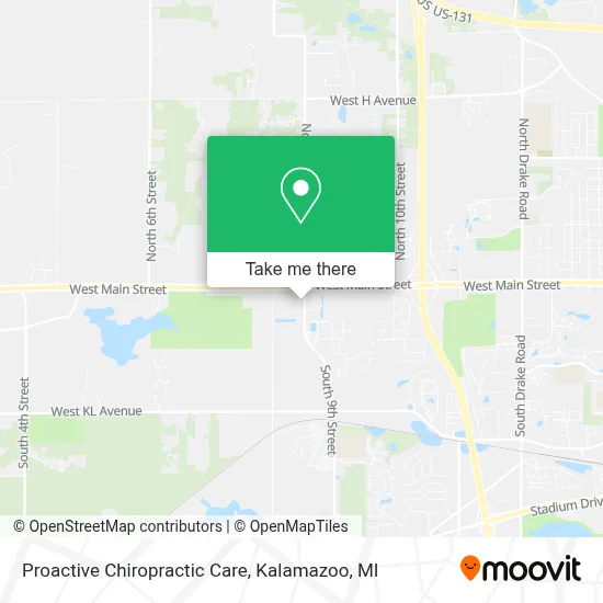 Proactive Chiropractic Care map