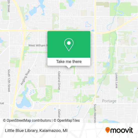 Little Blue Library map