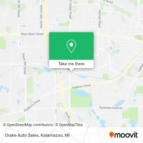 Drake Auto Sales map