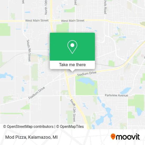 Mod Pizza map