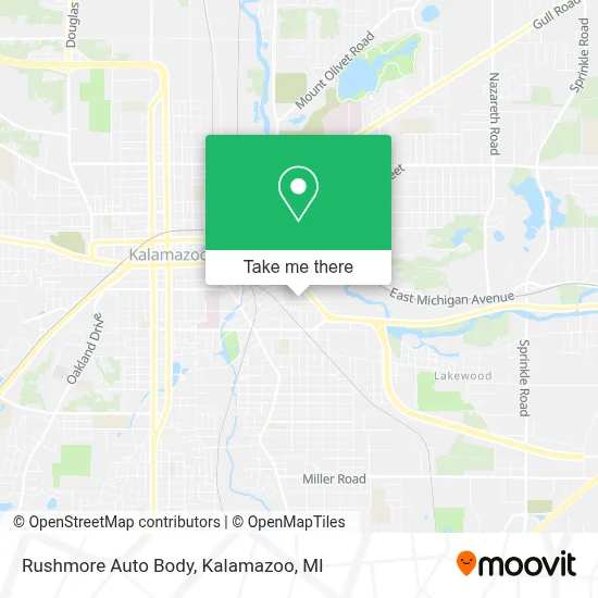 Rushmore Auto Body map