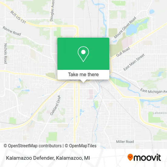 Kalamazoo Defender map