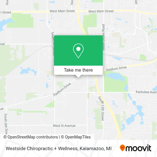 Westside Chiropractic + Wellness map