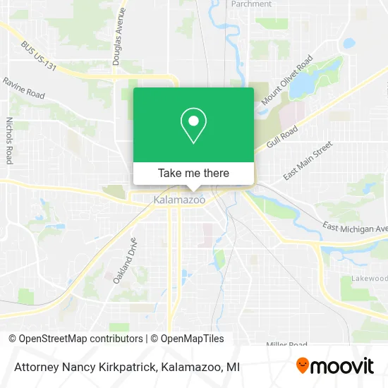 Attorney Nancy Kirkpatrick map