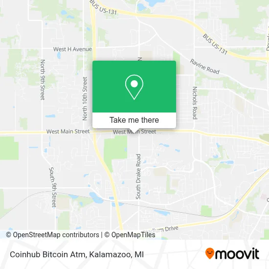 Coinhub Bitcoin Atm map