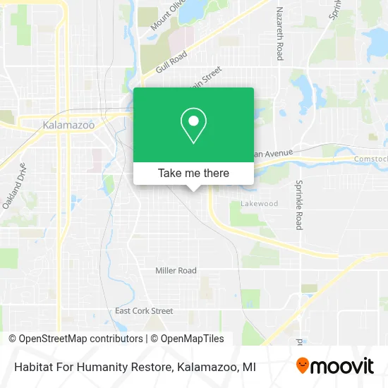 Habitat For Humanity Restore map