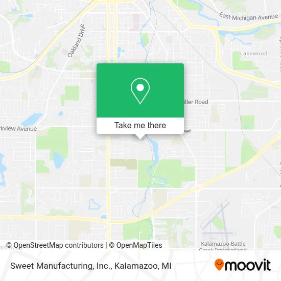 Sweet Manufacturing, Inc. map