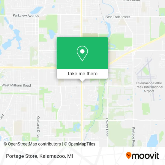 Portage Store map