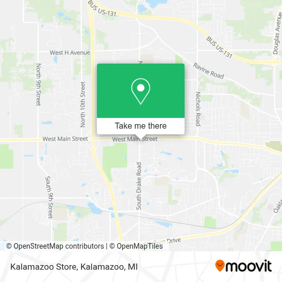 Kalamazoo Store map