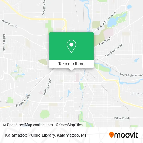 Mapa de Kalamazoo Public Library
