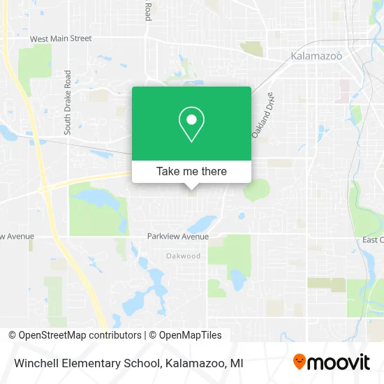Winchell Elementary School map