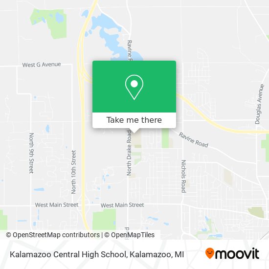 Mapa de Kalamazoo Central High School