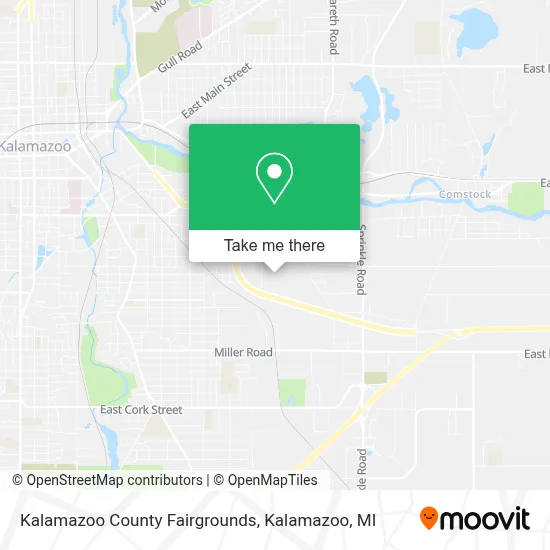 Kalamazoo County Fairgrounds map