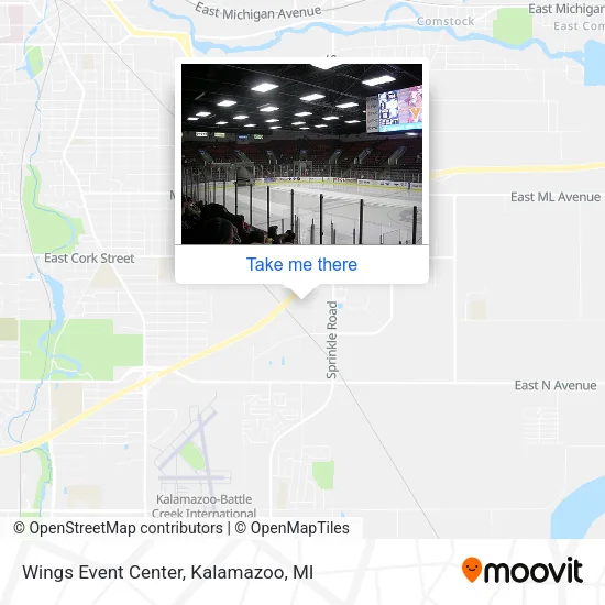 Wings Event Center map
