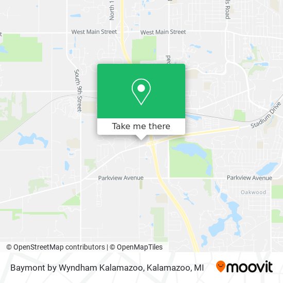 Mapa de Baymont by Wyndham Kalamazoo
