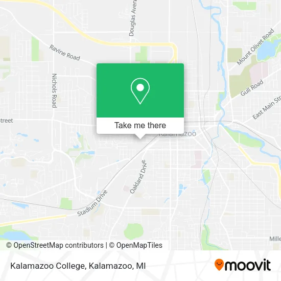 Kalamazoo College map