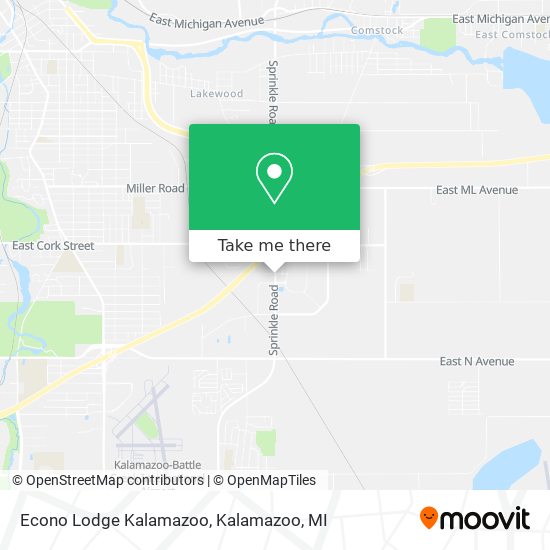 Mapa de Econo Lodge Kalamazoo