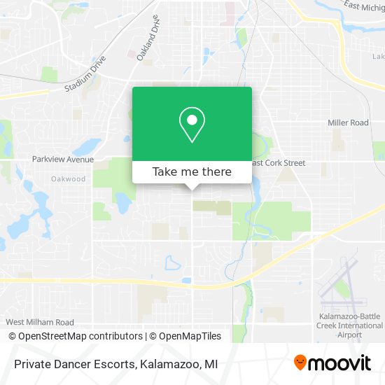 Mapa de Private Dancer Escorts