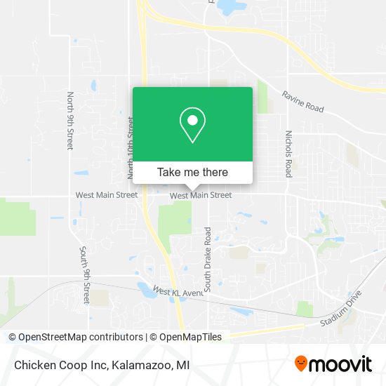 Chicken Coop Inc map