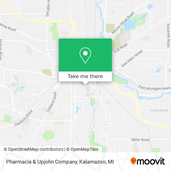 Pharmacia & Upjohn Company map