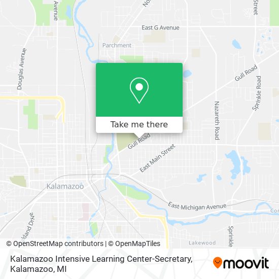 Kalamazoo Intensive Learning Center-Secretary map
