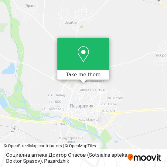 Социална аптека Доктор Спасов (Sotsialna apteka Doktor Spasov) map