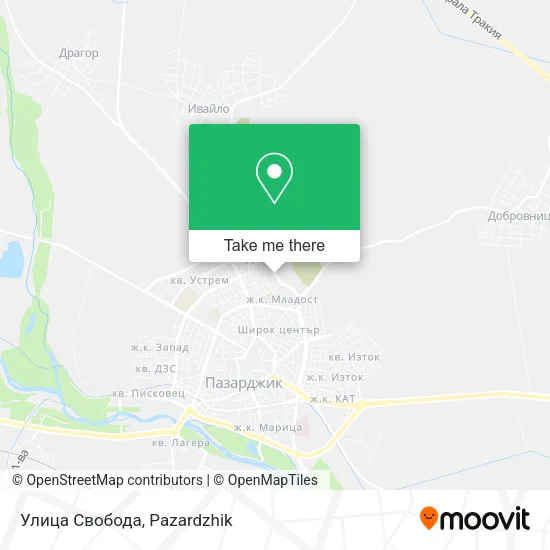 Карта Улица Свобода