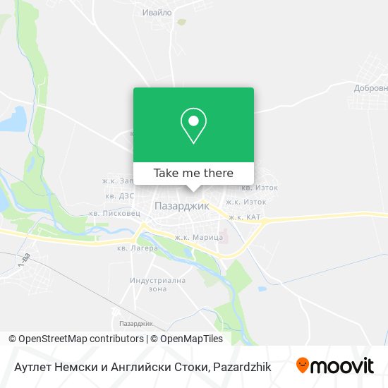 Аутлет Немски и Английски Стоки map