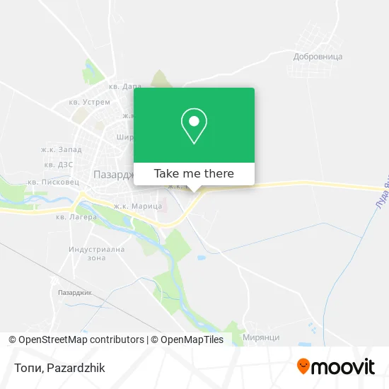 Карта Топи