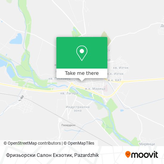 Фризьорски Салон Екзотик map