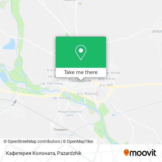Кафетерия Колоната map