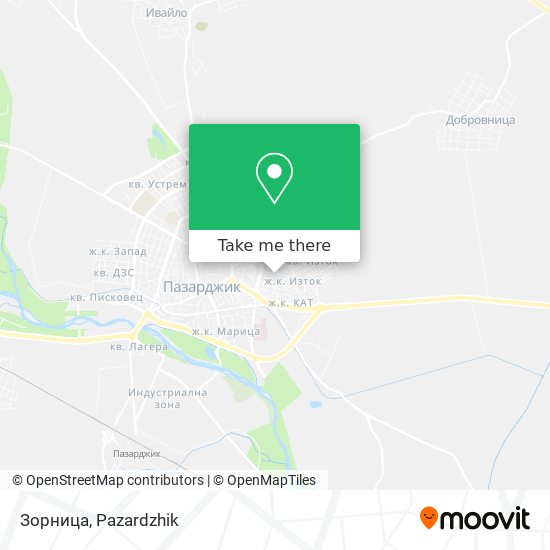 Карта Зорница