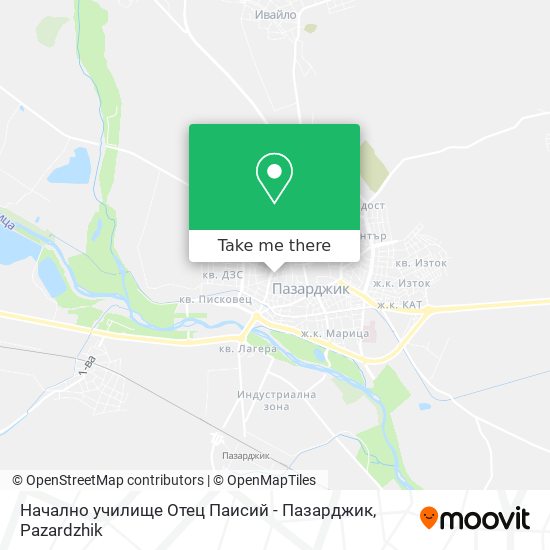 Начално училище Отец Паисий - Пазарджик map