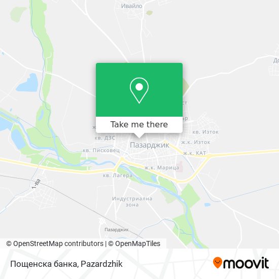 Пощенска банка map