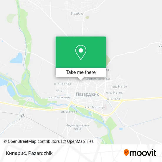 Карта Кипарис