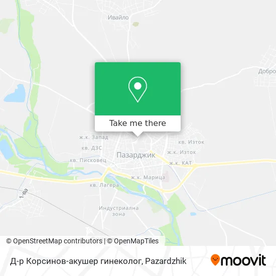 Карта Д-р Корсинов-акушер гинеколог