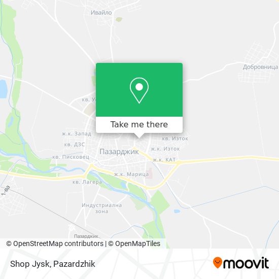 Shop Jysk map