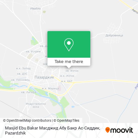 Masjid Ebu Bakar Масджид Абу Бакр Ас-Сиддик map