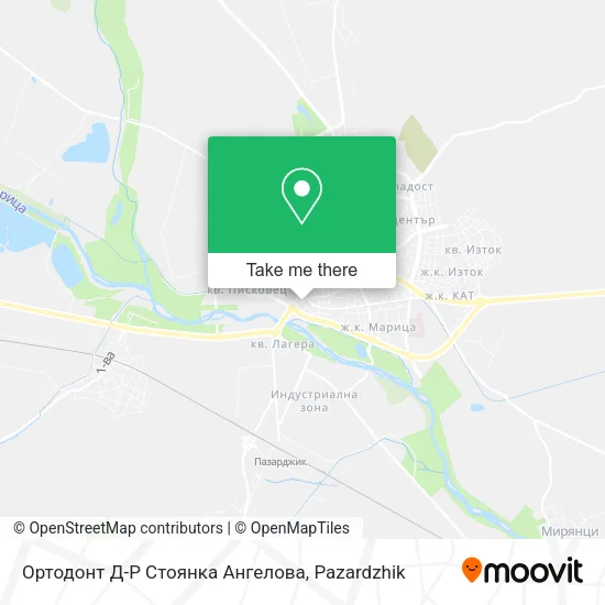 Карта Ортодонт Д-Р Стоянка Ангелова