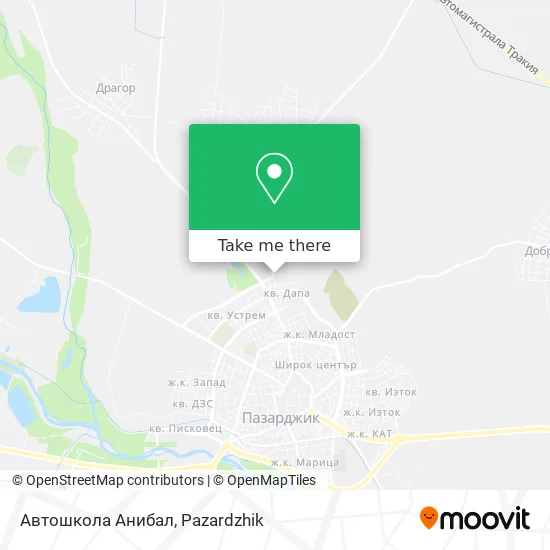 Карта Автошкола Анибал
