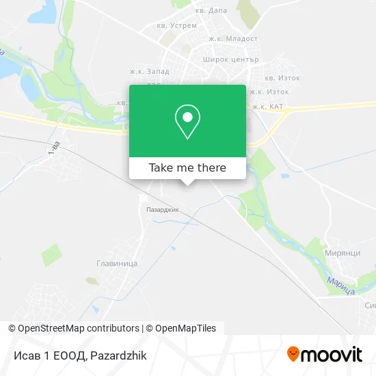 Исав 1 ЕООД map