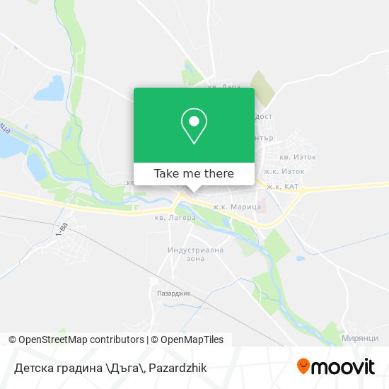 Детска градина \Дъга\ map