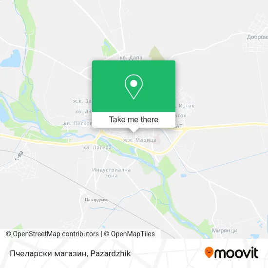Карта Пчеларски магазин
