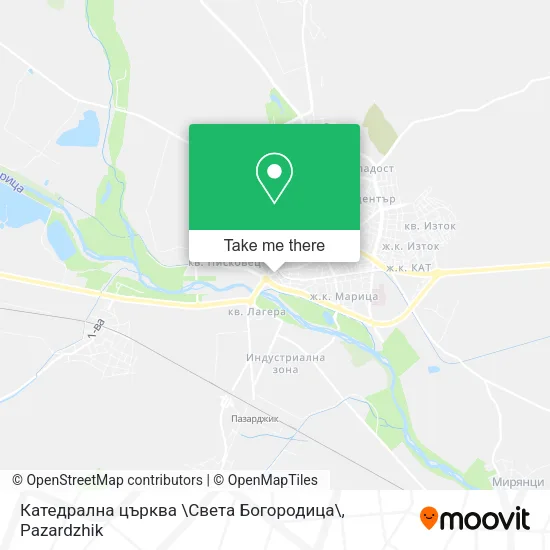 Карта Катедрална църква \Света Богородица\