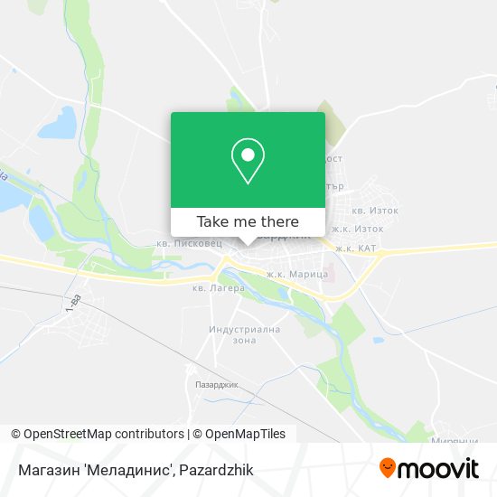 Магазин 'Меладинис' map